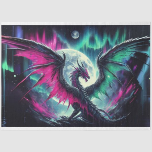 Aurora Dragon Seidenpapier (Vorderseite)