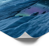 Aurora Eisbär Nördlicher Himmel Poster (Ecke)