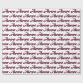 Aurora faded pink personalisiertes Geschenkpapier (Flach)