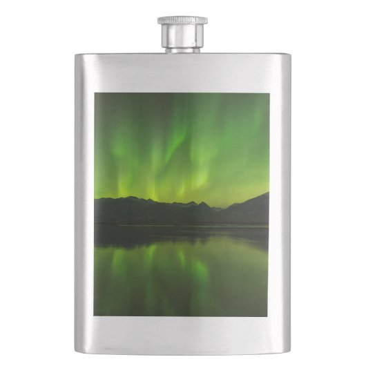 Aurora-Flickwerk Flachmann (Vorderseite)