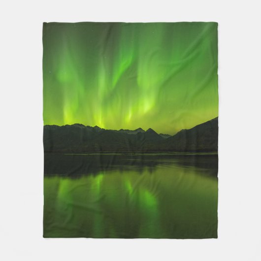 Aurora-Flickwerk Fleecedecke (Vorderseite)