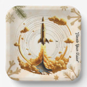 Aurora Flight Pappteller (Vorderseite)