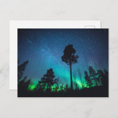 Aurora Forest Postkarte (Vorne/Hinten)