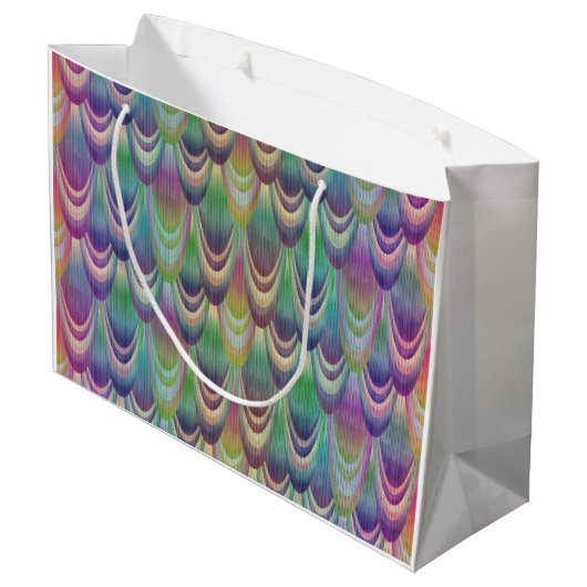 Aurora Gift Bag Große Geschenktüte (Rückseite Schrägansicht)