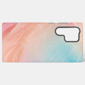 Aurora Gradient Fluid Art Phone Case Samsung Galaxy Hülle (Rückseite (Horizontal))
