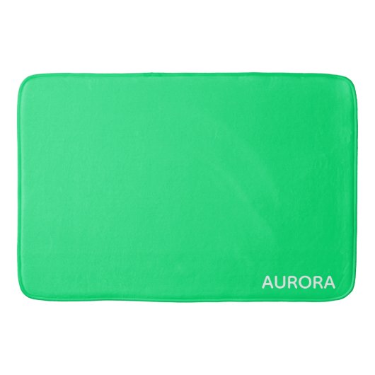 Aurora green color name badematte (Vorderseite)