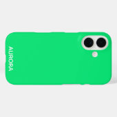 Aurora green color name Case-Mate iPhone hülle (Rückseite (Horizontal))
