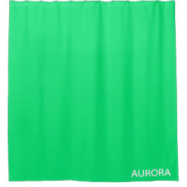 Aurora green color name duschvorhang