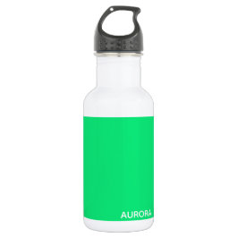 Aurora green color name edelstahlflasche