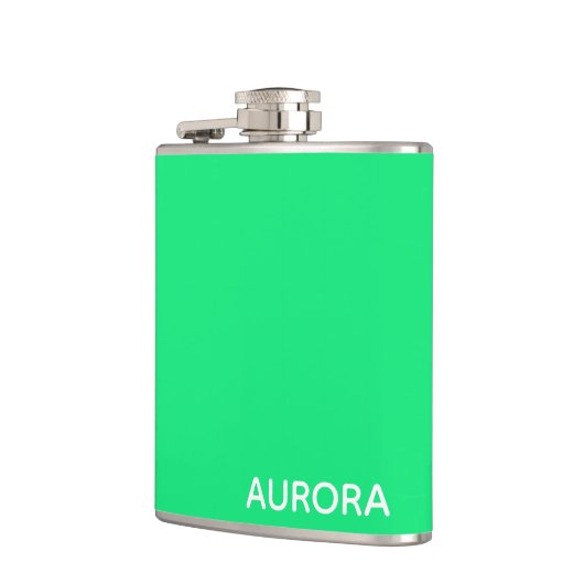Aurora green color name flachmann (Links)