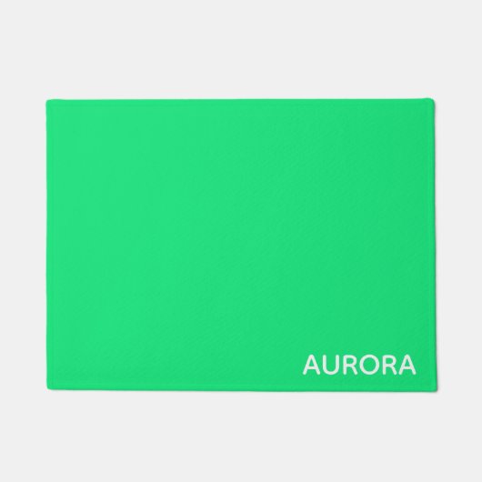Aurora green color name fußmatte (Vorderseite)
