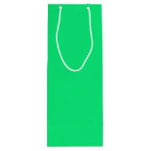 Aurora green color name geschenktüte für weinflaschen (Rückseite)