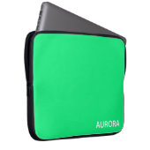 Aurora green color name laptopschutzhülle (Vorne Rechts)