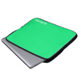 Aurora green color name laptopschutzhülle (Vorne Knopf)