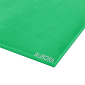 Aurora green color name schneidebrett (Ecke)