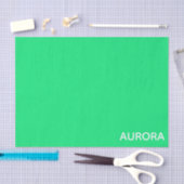 Aurora green color name seidenpapier (Handwerk)