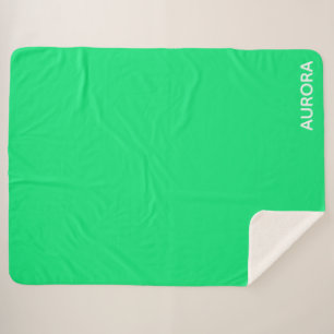 Aurora green color name sherpadecke