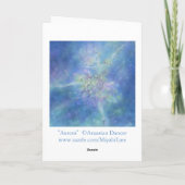 Aurora Greeting Card Karte (Rückseite)