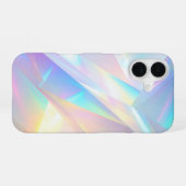 Aurora Holographic Crystal iPhone 16 Hülle (Rückseite (Horizontal))