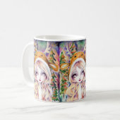 "Aurora-Holz" Tasse (Vorderseite Links)