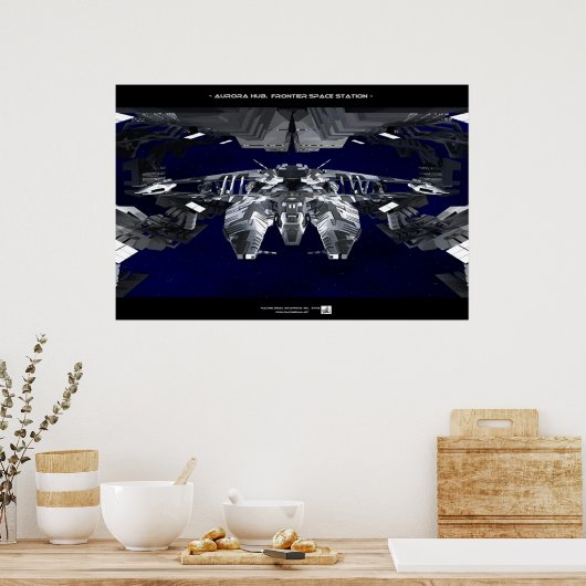 Aurora Hub Poster (Küche)
