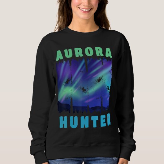 Aurora Hunter Northern Light Sweatshirt (Vorderseite)