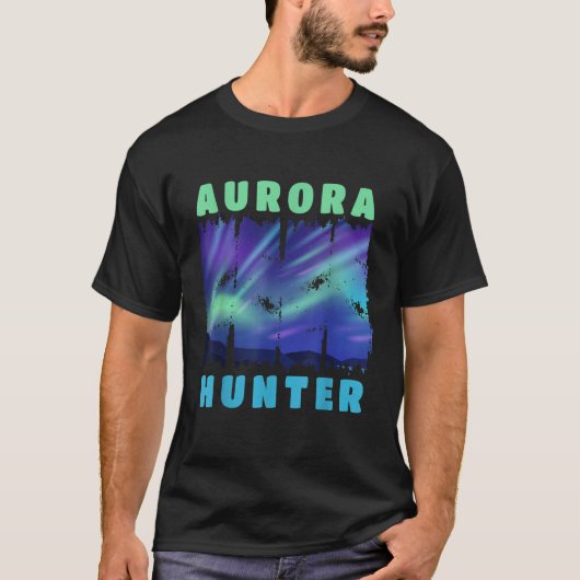 Aurora Hunter Northern Light T-Shirt (Vorderseite)