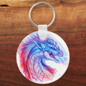 Aurora Ice Dragon Schlüsselanhänger (Vorderseite)