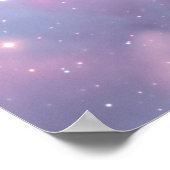 Aurora-Igel-Wolkennebel-Weltraum-Kunst Poster (Ecke)