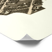 Aurora, IL Panorama Karte - 1882 Poster (Ecke)