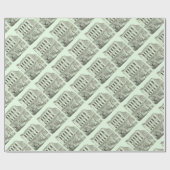 Aurora Illinois Aurora Beacon News 1871 Stone Lith Geschenkpapier (Flach)