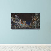 Aurora Illinois South Broadway Neon Art 1920 Leinwanddruck (Insitu (Holzboden))