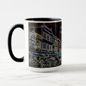 Aurora Illinois South Broadway Neon Art 1920 Tasse (Links)