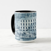 Aurora Illinois Woolen Mills 1871 Tasse (Vorderseite Links)