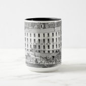 Aurora Illinois Woolen Mills 1871 Tasse (Zentrum)