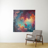 Aurora in den Wolken Wandteppich (Beispiel (Horizontal))