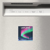 Aurora in Lappland Finnland - Reise Magnet (In Situ (Geschirrspüler))