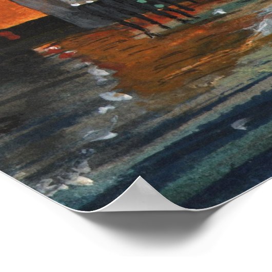 Aurora in London Poster (Ecke)