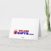 Aurora in Reykjanes Peninsula #2 Karte (Rückseite)