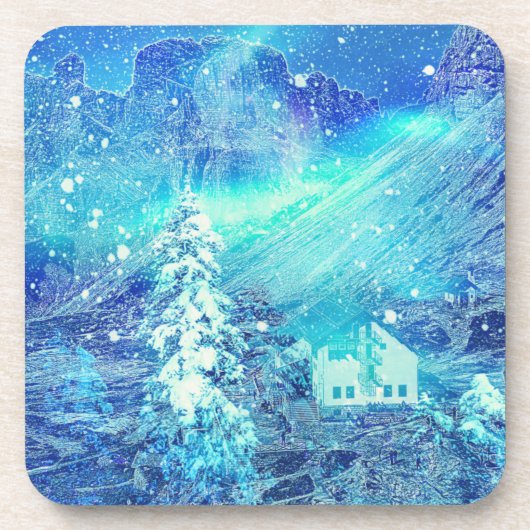 Aurora in Tälern Getränkeuntersetzer (Vorderseite)