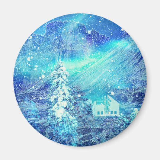 Aurora in Tälern Magnet (Vorne)