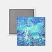 Aurora in Tälern Magnet (Vorderseite/Rückseite)