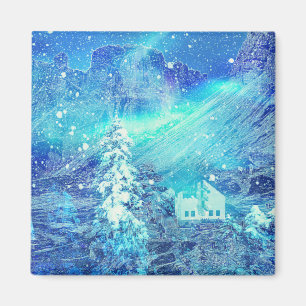 Aurora in Tälern Magnet