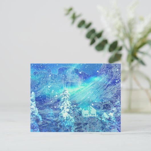 Aurora in Tälern Postkarte (Stehend Vorderseite)