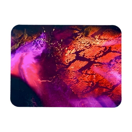 Aurora-Inspired Luxury Art Magnet (Horizontal)