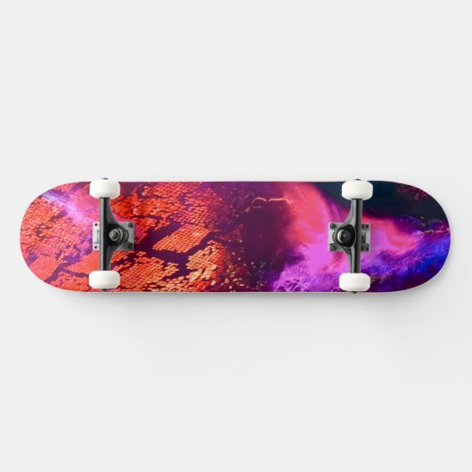 Aurora-Inspired Luxury Art Skateboard (Horizontal)