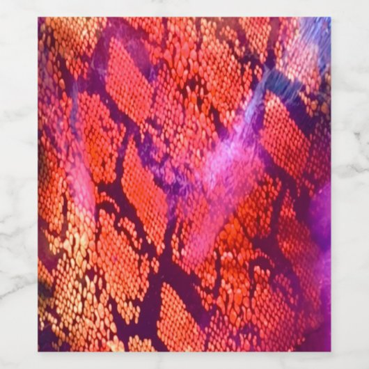 Aurora-Inspired Luxury Art Weinetikett (Einzelnes Label)