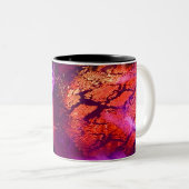 Aurora-Inspired Luxury Art Zweifarbige Tasse (VorderseiteRechts)