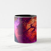 Aurora-Inspired Luxury Art Zweifarbige Tasse (Mittel)