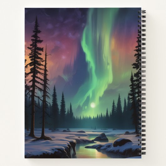 Aurora Invernal Notizblock (Rückseite)